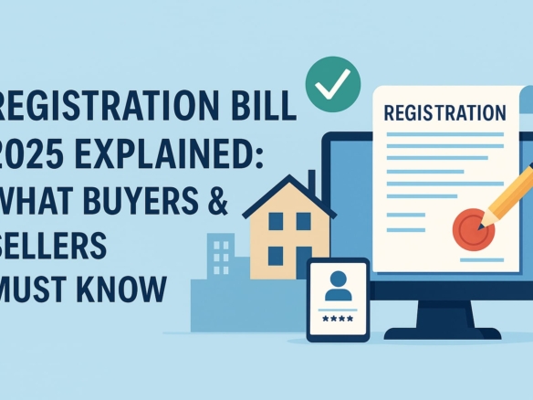 Registration Bill 2025 Explained: What Buyers & Sellers Must Know