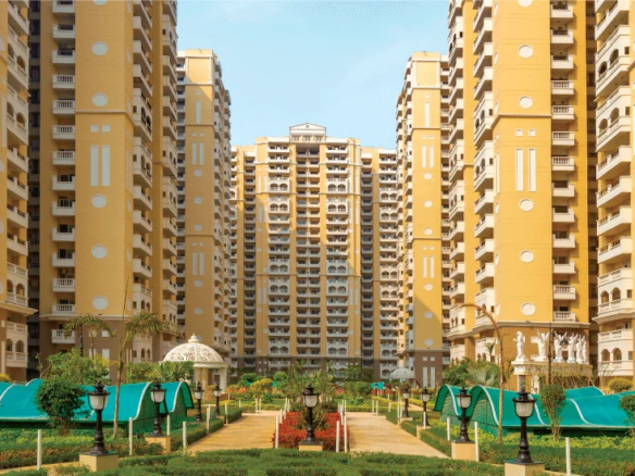 Purvanchal Royal City ready-to-move 3 BHK furnished apartment